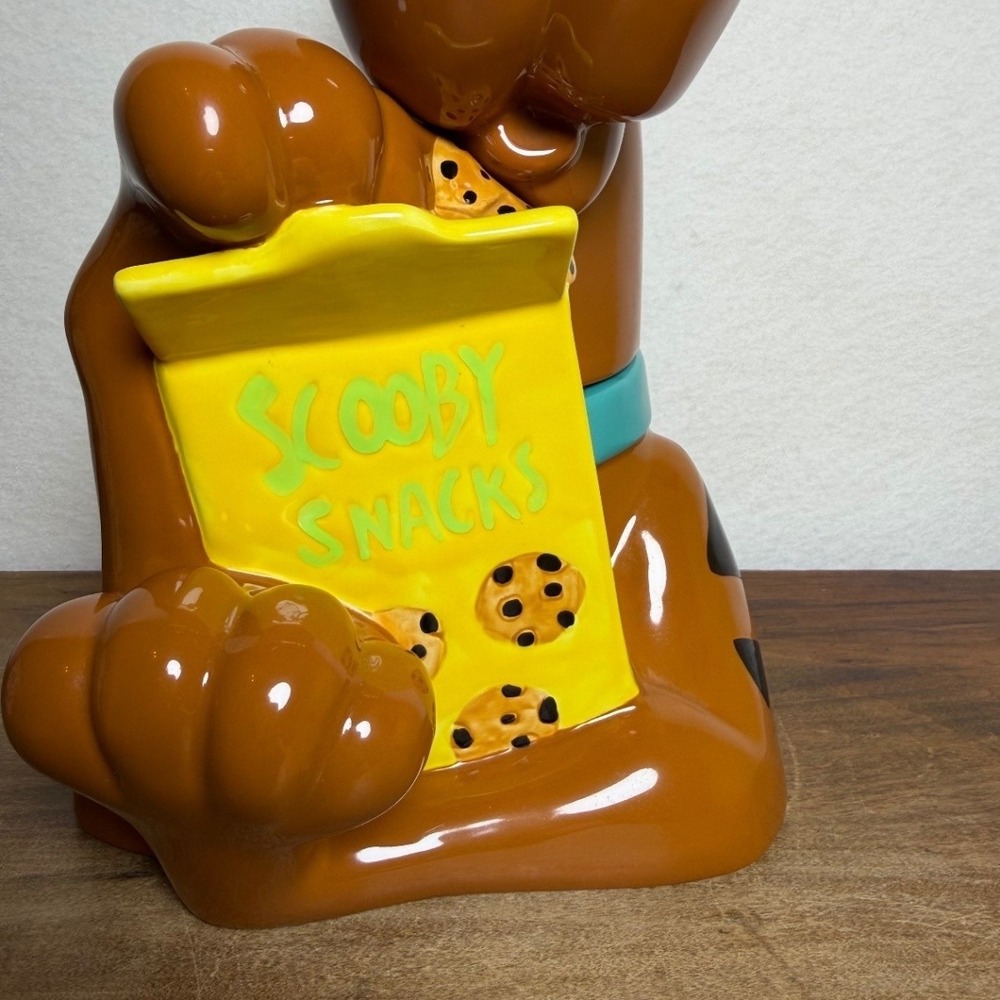 Vintage Scooby Doo Cookie Jar Scooby Snacks 2001 Warner Bros Cartoon Rare - Picture 2 of 12